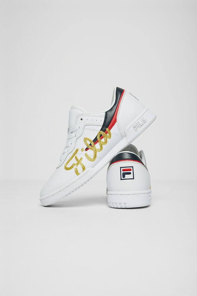 Fila Sneakers Dame Hvite Original Fitness Signature 2 163074-KDU